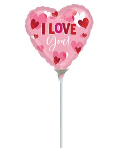 9H I LOVE YOU PLAYFUL HEARTS AIR FILL ONLY