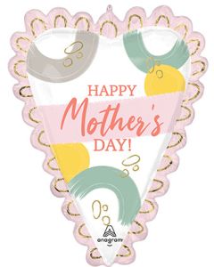 LRG SHP HAPPY MOTHER'S DAY SKETCHED HEART 35" (PKG)(D) sale