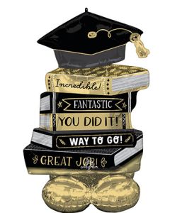 AIRLOONZ GRADUATION BOOKS 45" (PKG)