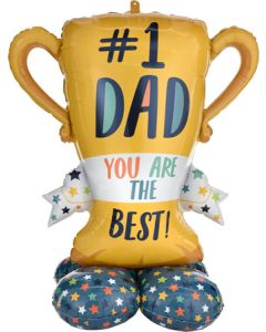 AIRLOONZ #1 BEST DAD TROPHY 43" (PKG)