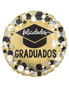 18C FELICIDADES GRADUADOS CIRCLES