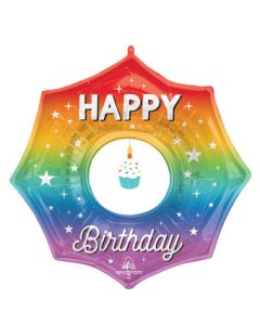 LRG SHP DOO DADS HB CUPCAKE 33" (PKG)