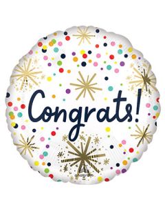 18C CONFETTI SPRINKLE CONGRATS (PKG)