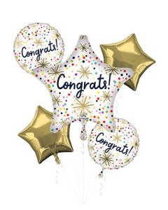 BOUQUET CONGRATS CONFETTI SPRINKLE (PKG)