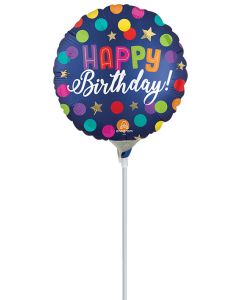 9C HB SATIN BLUE CONFETTI AIR FILL ONLY