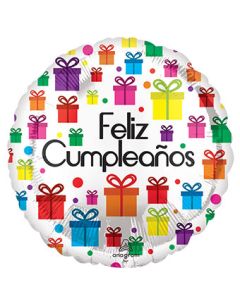 18C FELIZ CUMPLEANOS MUCHOS REGALOS (PKG)