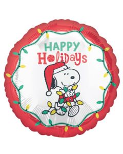 18C PEANUTS SNOOPY HAPPY HOLIDAYS