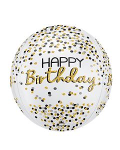 ORBZ HB BLACK SILVER GOLD 16" (PKG)