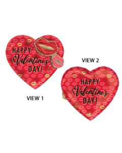 LRG SHP HVD VALENTINE KISSY LIPS 28" (MULTI)(PKG)(D) sale
