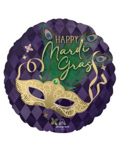 18C HAPPY MARDI GRAS MASK (D) sale