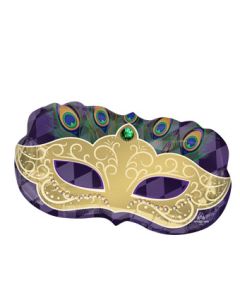 LRG SHP MARDI GRAS MASK 30" (PKG)(D) sale