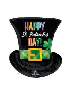 LRG SHP ST. PATRICK'S DAY TOP HAT 24" (PKG)(D)