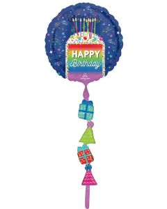 AIRWALKER HB RAINBOW SLICE FOIL-TAIL 24" X 68" (PKG)