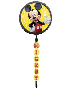 AIRWALKER MICKEY MOUSE FOIL-TAIL 67" (PKG)