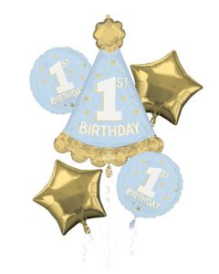 BOUQUET HB LITTLE MISTER ONEDERFUL 1ST BDAY (PKG)
