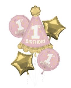 BOUQUET HB LITTLE MISS ONEDERFUL 1ST BDAY (PKG)