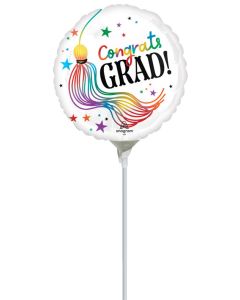 9C CONGRATS GRAD PLAYFUL WIGGLES TASSEL AIR FILL ONLY(O)