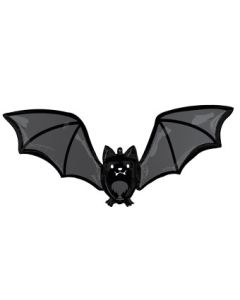 LRG SHP GLOW BATTY BAT 42" (PKG)(D)