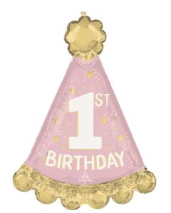 LRG SHP HB LITTLE MISS ONEDERFUL 1ST BDAY (PKG)