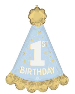 LRG SHP HB LITTLE MISTER ONEDERFUL 1ST BDAY (PKG)