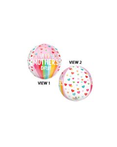ORBZ HMD BRIGHT STRIPES & HEARTS 16" (PKG)