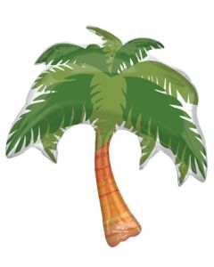 LRG SHP BEACH LIFE PALM TREE 33" (PKG)(D)