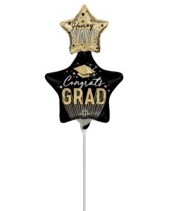 MIN SHP STRIPES ON STRIPES GRAD STARS AIR FILL ONLY (D)
