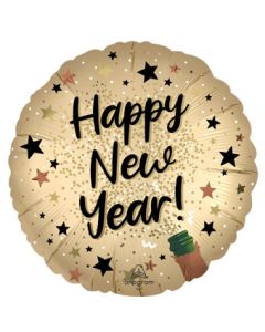 18C HAPPY NEW YEAR NATURAL SPARKLE SATIN (D) sale