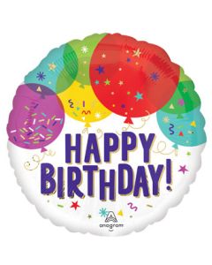 18C HB BIRTHDAY BALLOONS (PKG)
