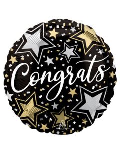 18C CONGRATS STARS (PKG)