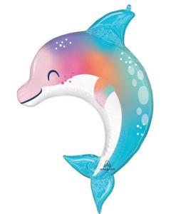 LRG SHP UNDER THE SEA DOLPHIN 33" (PKG)