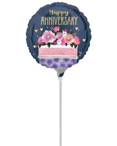 9C HAPPY ANNIVERSARY CAKE AIR FILL ONLY