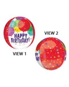 ORBZ HB BIRTHDAY BALLOONS 16" (PKG)
