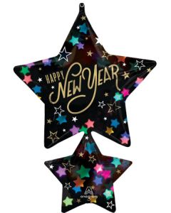 LRG SHP HAPPY NEW YEAR STARLIGHT 37" (PKG)(D) sale