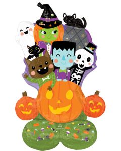 AIRLOONZ MONSTER MINGLE PUMPKIN 48" (PKG)(D)