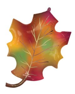LRG SHP HAPPY FALL LEAF 34" (D)