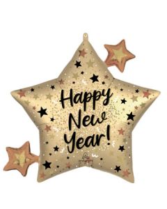 LRG SHP HNY NATURAL SPARKLE STAR SATIN 29" (PKG)(D) sale