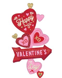 LRG SHP HVD RETRO ARROW 52" (MULTI-BALLOON)(PKG)(D)