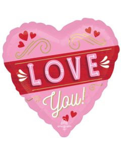 28H RETRO LOVE YOU (PKG)