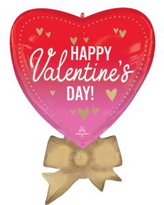LRG SHP SATIN HVD BETTER WITH BOWS 31" (PKG)(D)