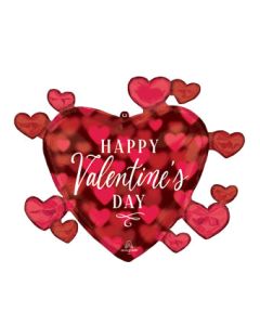 LRG SHP HVD VALENTINE ROMANTIC GLOW 29" (PKG)(D)