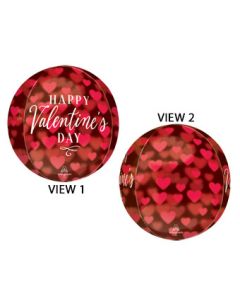 ORBZ HVD ROMANTIC GLOW HEARTS 16" (PKG)(D)