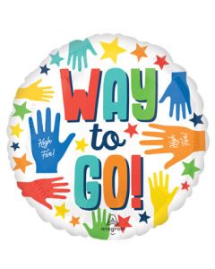 18C WAY TO GO! HIGH FIVE (PKG)