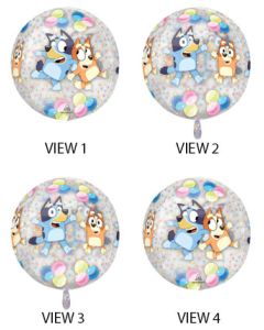 ORBZ BLUEY AND BINGO CLEAR FILM 16" (PKG)