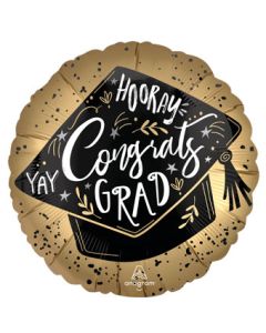 18C SATIN GRAD ACHIEVEMENT BURST