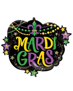 LRG SHP MARDI GRAS BEADS 28" (PKG)(D) sale