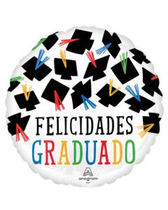 18C HATS OFF FELICIDADES GRADUADO
