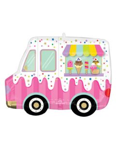 LRG SHP THE SCOOP ICE CREAM TRUCK 26" (PKG)