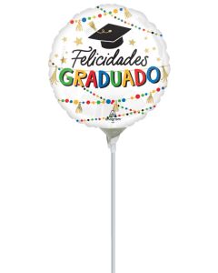 9C GRAD PARTY FELICIDADES GRADUADO AIR FILL ONLY(D)