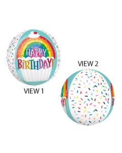 ORBZ HB RAINBOW SPRINKLES 16" (PKG)